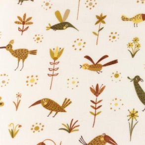 Double Gauze Forest Animal, Off-white